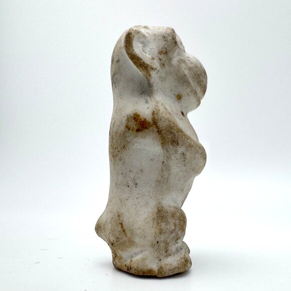 Buster Brown Dog Tige Bisque Antique Figurine Made In Germany Ca.1910s - Picture 7 of 8